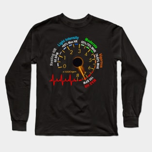 Exercise Cardio Tuner Mechanic Car Lover Enthusiast Gift Idea Long Sleeve T-Shirt